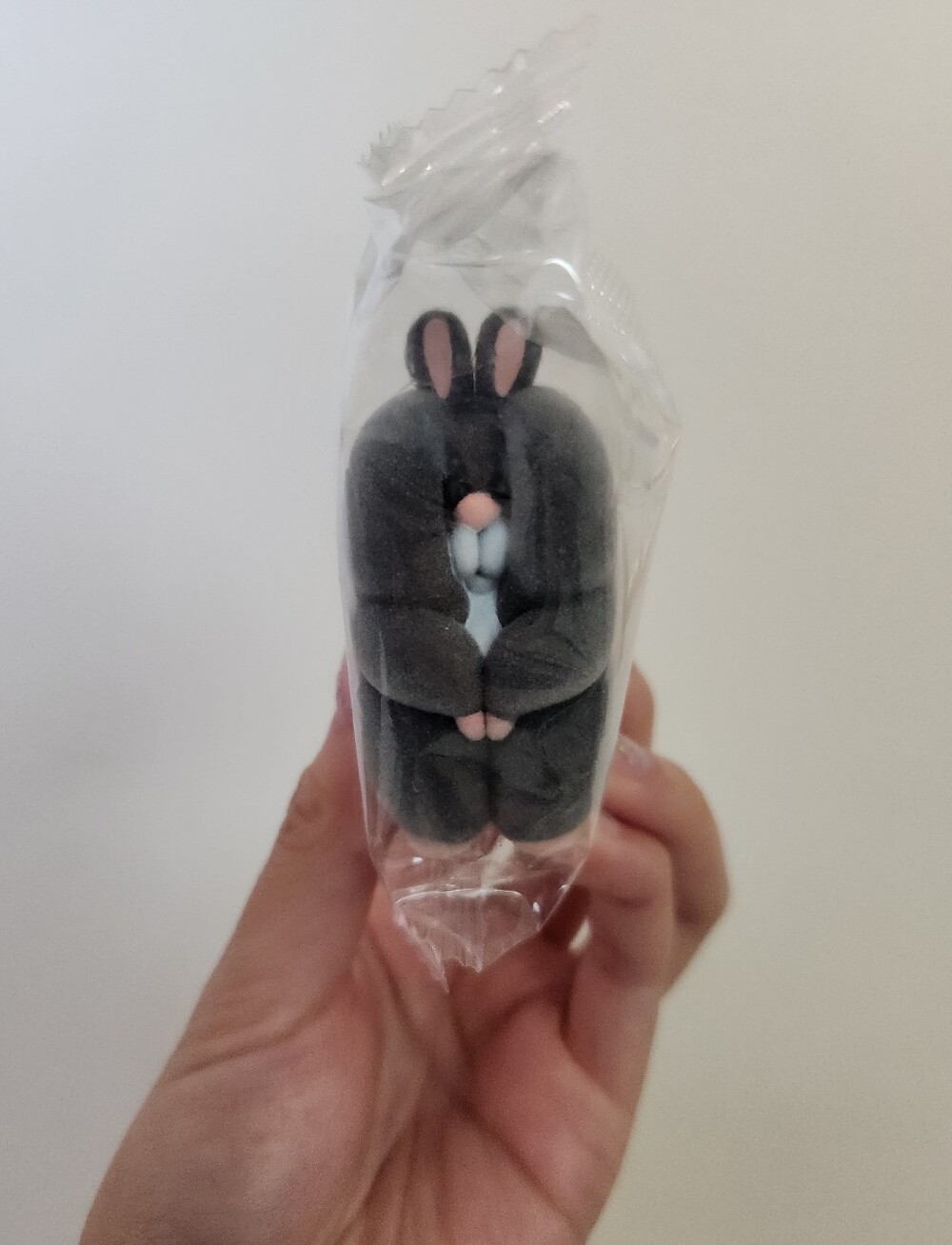 Qualia hamster in the gap dark gray hamster